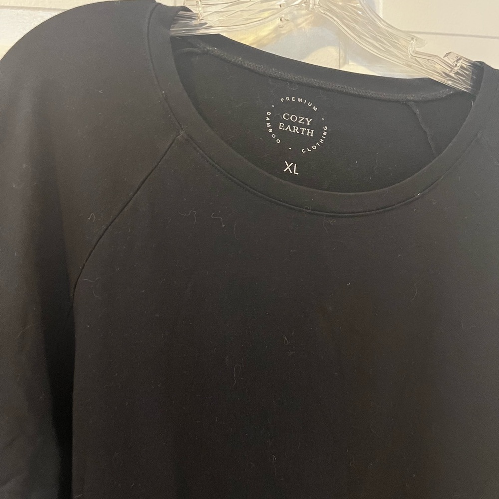 Cozy Earth Raglan Crew Sweatshirt